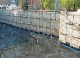 عزل أسطح مجمع الملك عبد الله الطبي